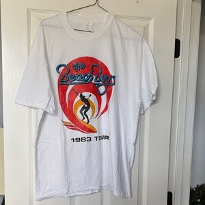White Beach Boys 1983 Tour T-Shirt